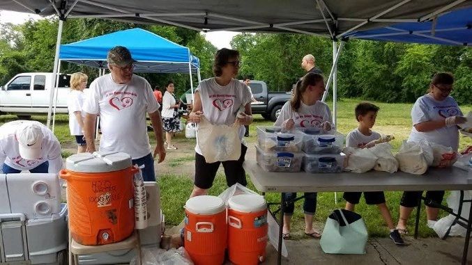 Food distribution event